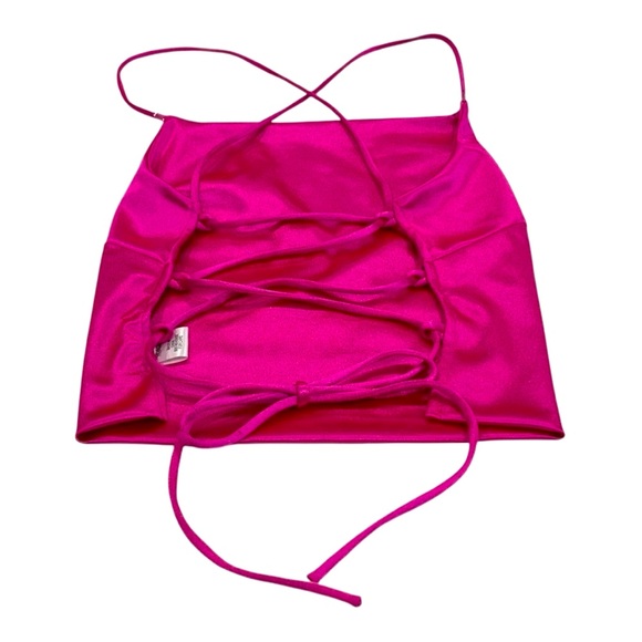 NWOT Better Be Pink Crop Corset - Picture 2 of 5